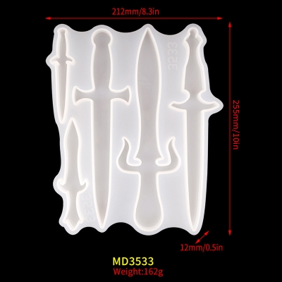 Diy Wind Chime Mold Epoxy Mold Mirror Resin Silicone Mold Moon Pendant Pendant 