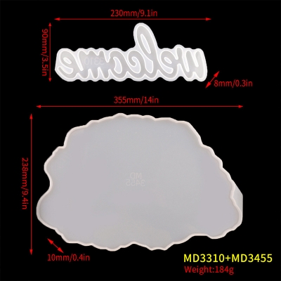 Silicone Resin Mold For Jewelry Making Coaster Round