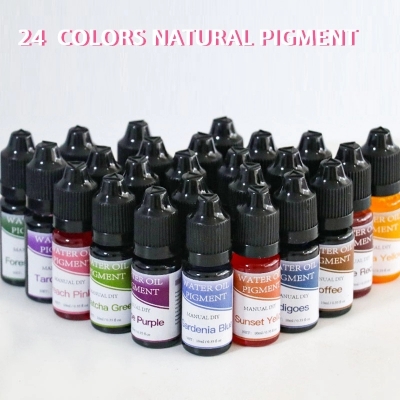 Water and Oil 20 Colors Manual Pigment for Soap 