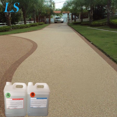 High Bonding  Two Parts Epoxy Resin and Hardener for Pebble Patio/ Driveway